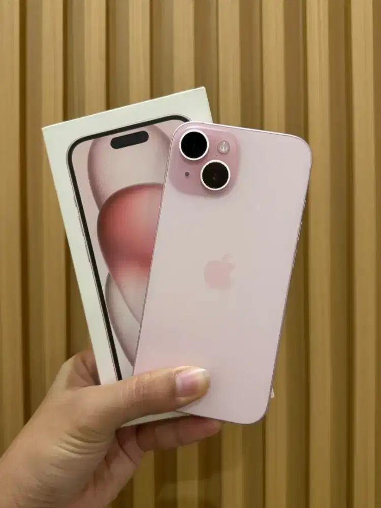 iPhone 15 128GB Pink Ex iBox PA/A | Mulus Fullset No Minus
