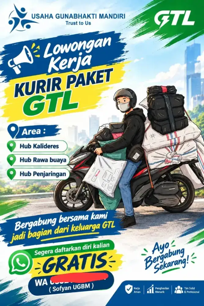 Lowongan kerja kurir gtl