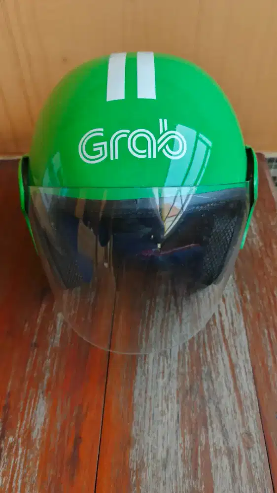 JUAL HELM WARNA HIJAU STRIP ORI PRELOVED