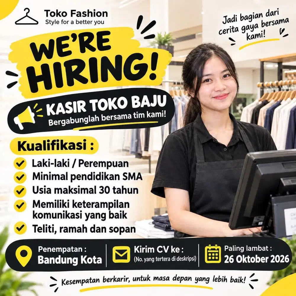 Kasir Toko Baju