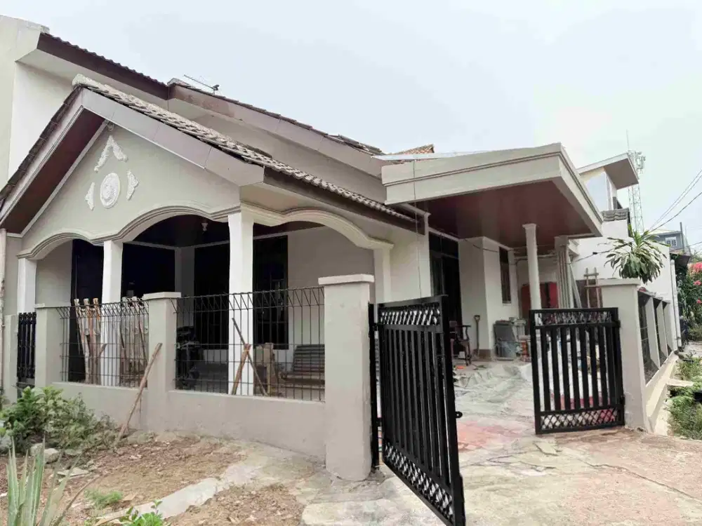 disewakan rumah hook dalam komplek di Pondok Kopi Jakarta Timur dekat taman