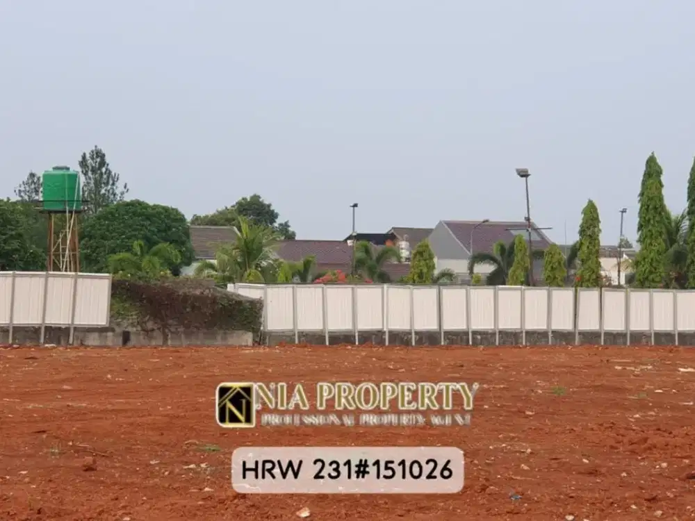 DIJUAL CEPAT : KAVLING TANAH 3.682 m² SIAP PAKAI BELAKANG THE ADDRESS CIBUBUR, LEUWINANGGUNG, TAPOS, DEPOK