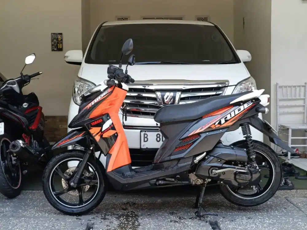 x-ride tahun 2016 mulus pajak isi/tt boleh cash lebih bagus