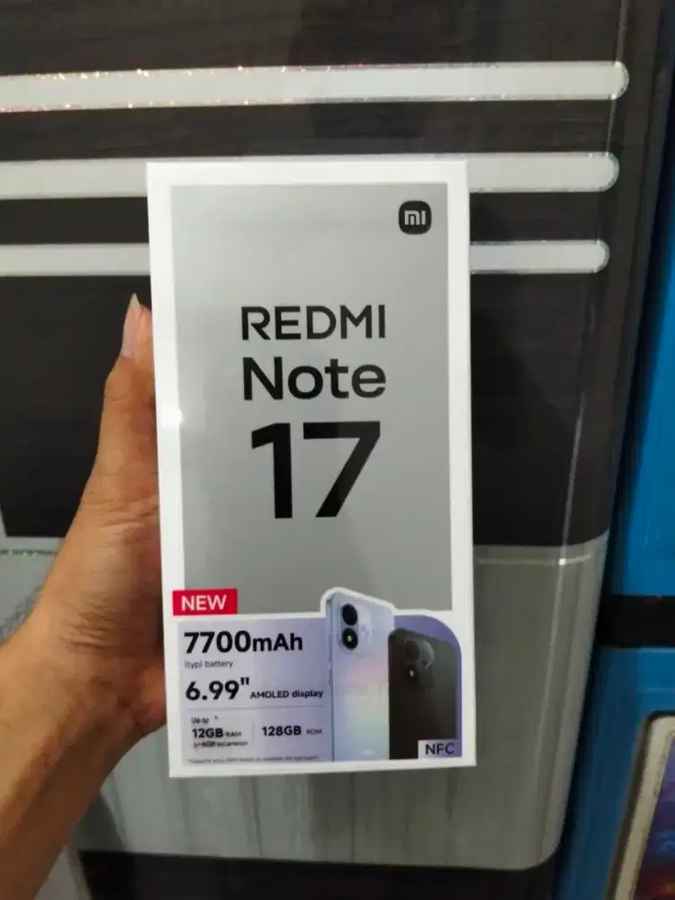 Redmi note 17 ram 6+6/128 segel box