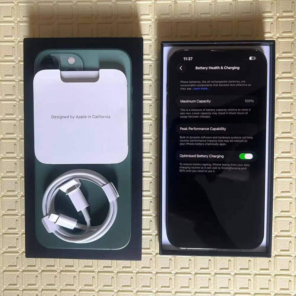 iPhone 13 Pro Max 256GB Fullset Mulus Original Resmi Beacukai IBOX