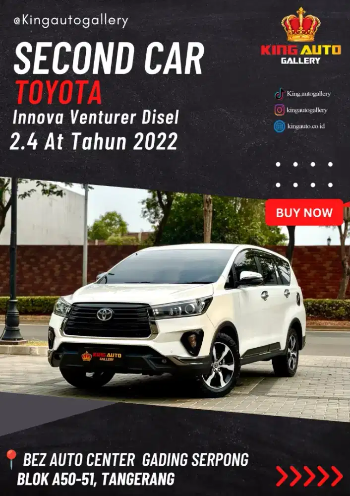 TOYOTA Venturer 2.4at Diesel 2022 Mulus