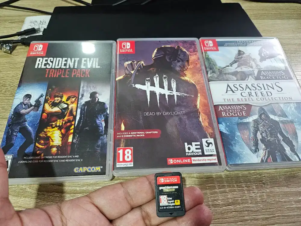 Game nintendo switch like new( borongan)