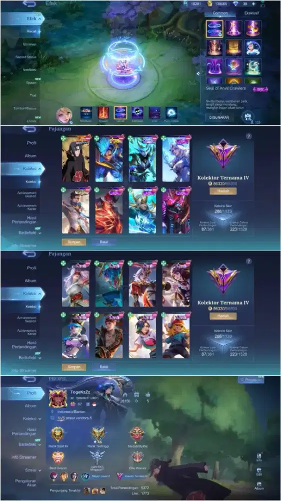 JUAL AKUN MOBILE LEGENDS AMAN TERPERCAYA YANG MINAT CHET
