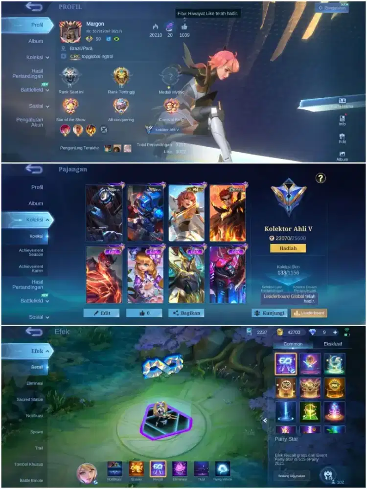 JUAL AKUN MOBILE LEGENDS AMAN TERPERCAYA YANG MINAT CHET