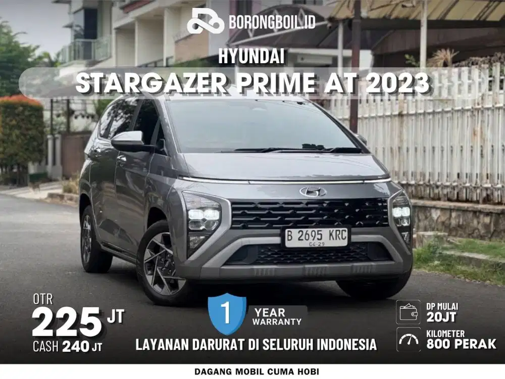 KM 800 Perak | Hyundai Stargazer Prime 2023 Silver