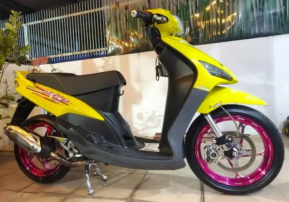 YAMAHA MIO 2006 ASLI MERAH FULL MODIL KUNING