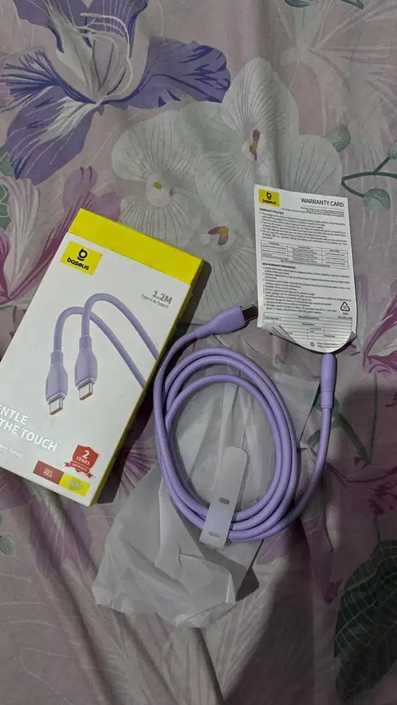 KABEL CHARGE TYPE-C TO TYPE-C MASIH BARU BANGET