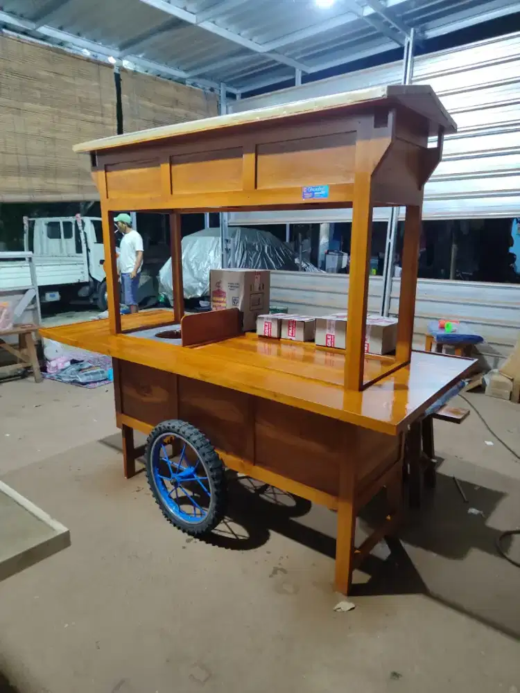 Promo Gerobak Mie Ayam jg Melayani Pesanan Grobak Bakso Bubur Sate dlL