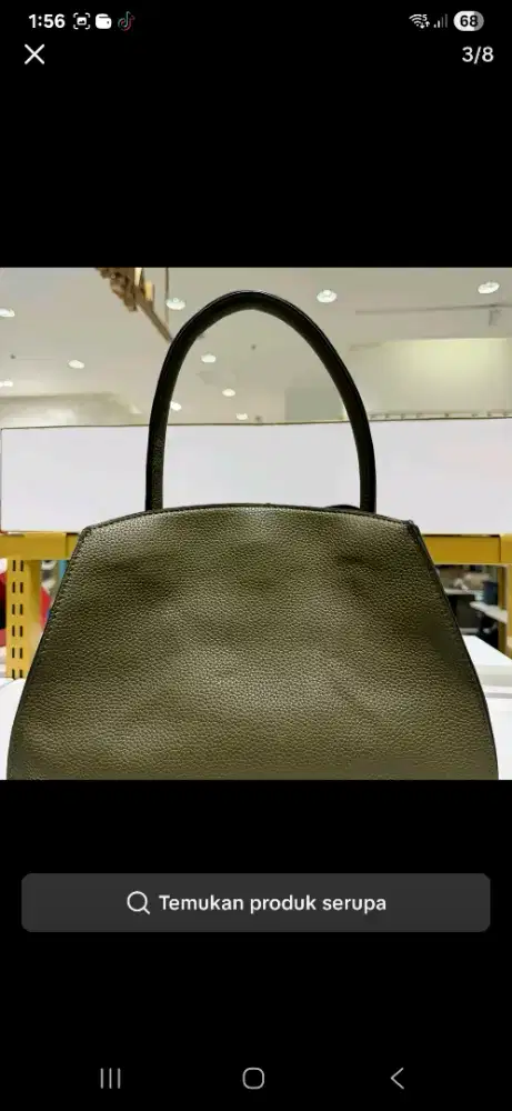 Tas hijau army bellezza