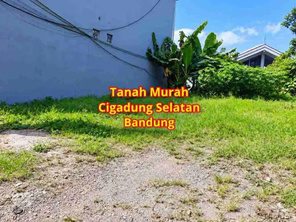 Tanah Matang siap Bangun di Cigadung kota Bandung
