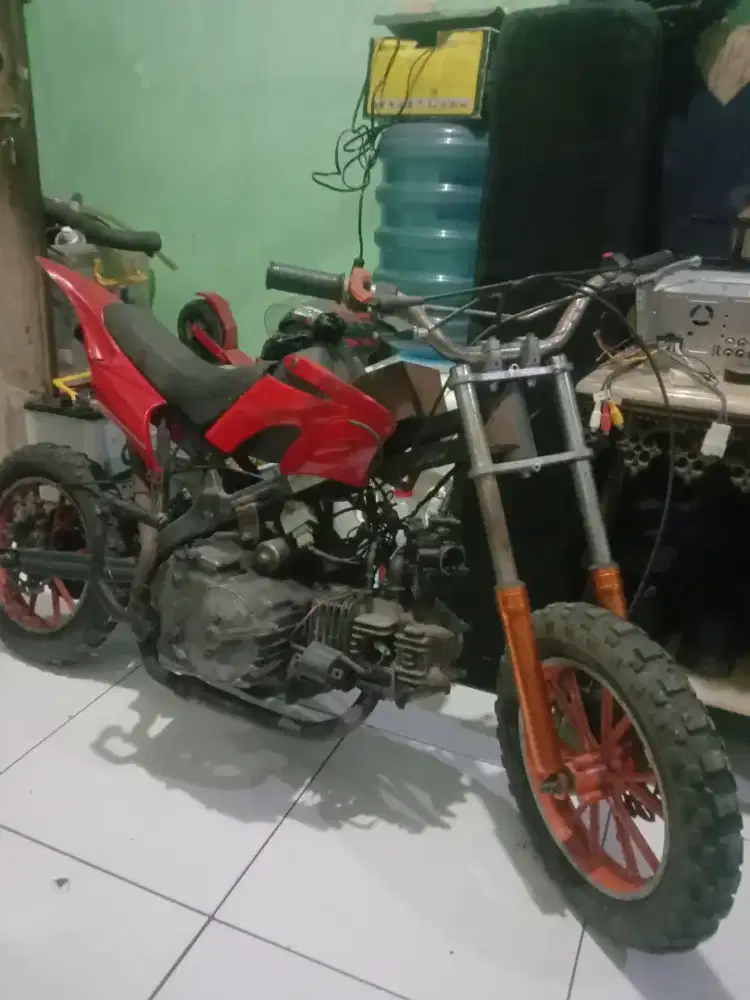 Trail mini110cc ban ring10 lokasi Cilebut central