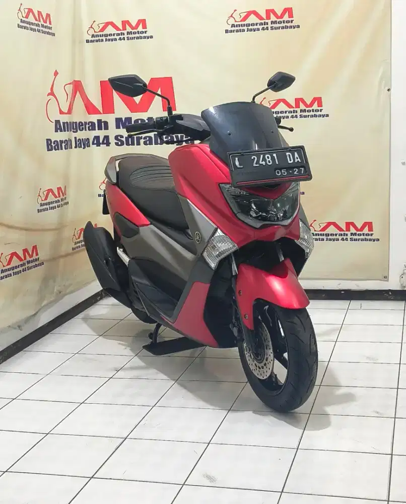 Siap pakai Yamaha Nmax 155 Tahun 2017 warna merah doff