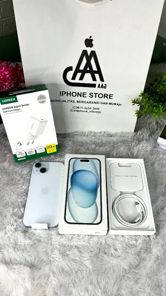 iPhone 15 128 GB Blue iBox