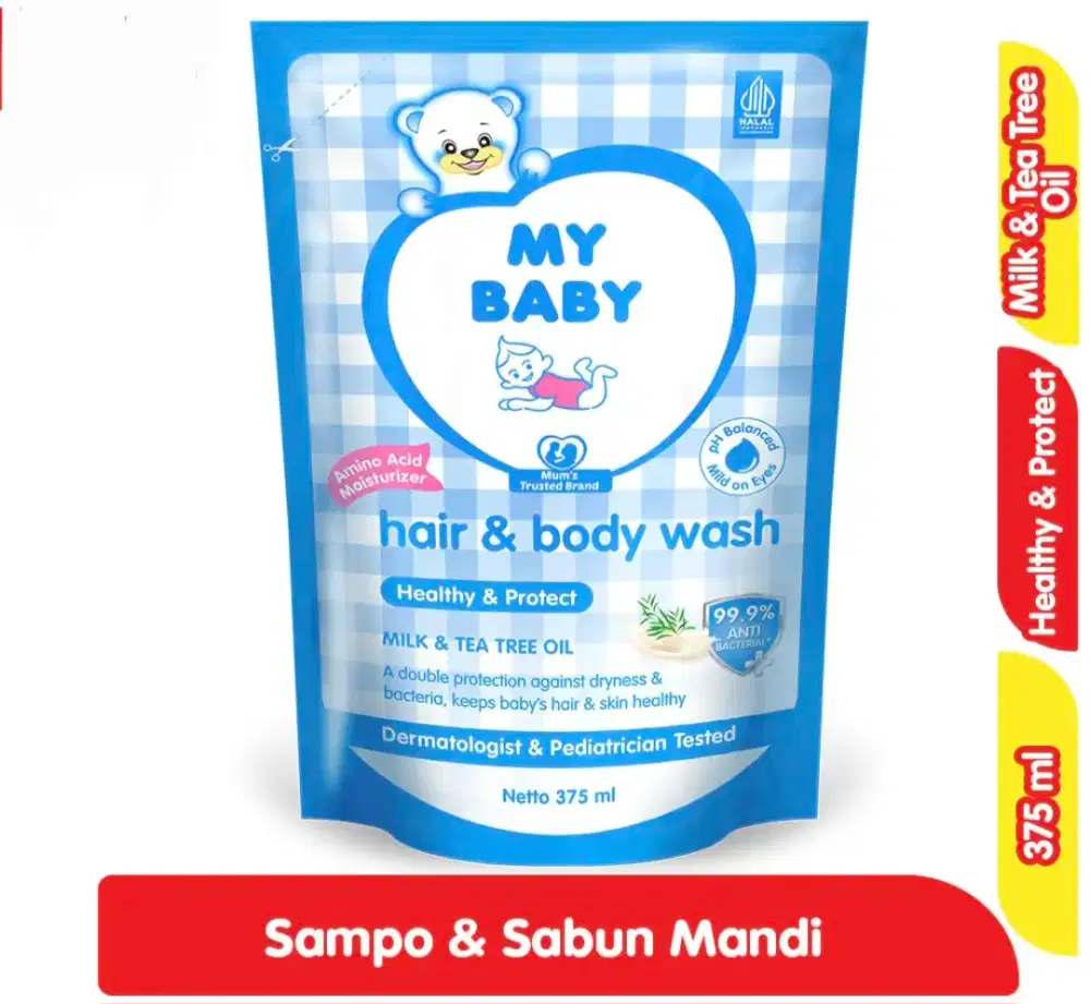 HARGA PROMO: My Baby Kids Hair & Body Wash 375 ml