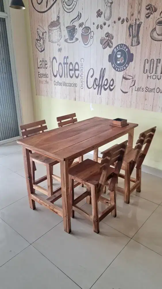 Jual/Sewa meja kursi dan peratan kafe lainnya harga sangat murah
