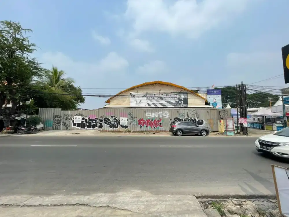Tanah Komersil Lokasi Strategis Traffic Ramai Cocok Usaha di Raya Hasyim Ashari Cipondoh Kec Tangerang