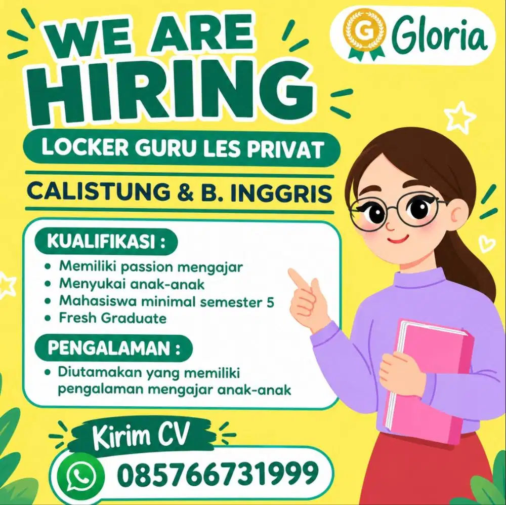 Lowongan kerja guru calistung