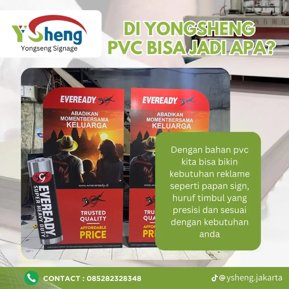 PVC BOARD LEMBARAN AKRILIK PLASTIK CUSTOM