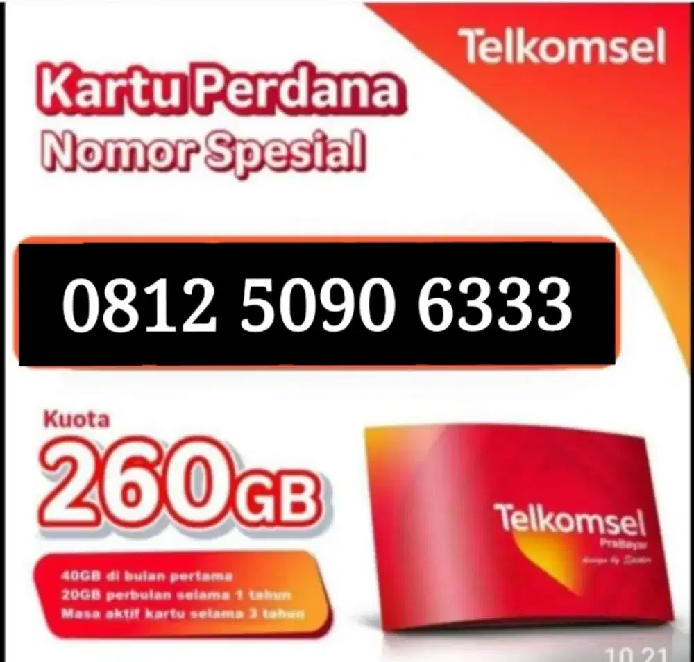 nomor cantik 260gb