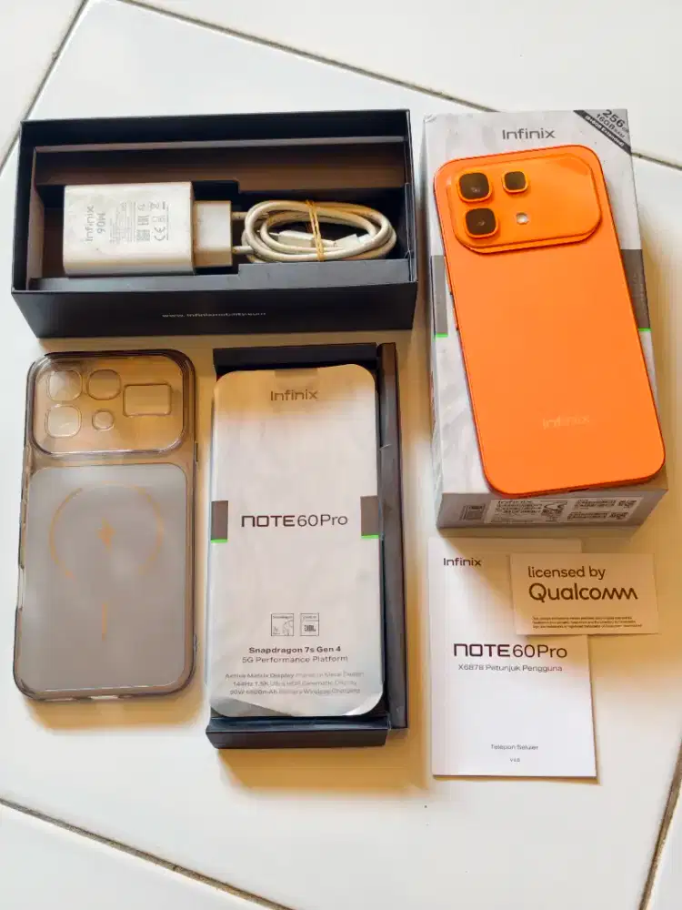 Infinix Note 60 Pro 8/256 Lecet Pemakaian Fullset Ori