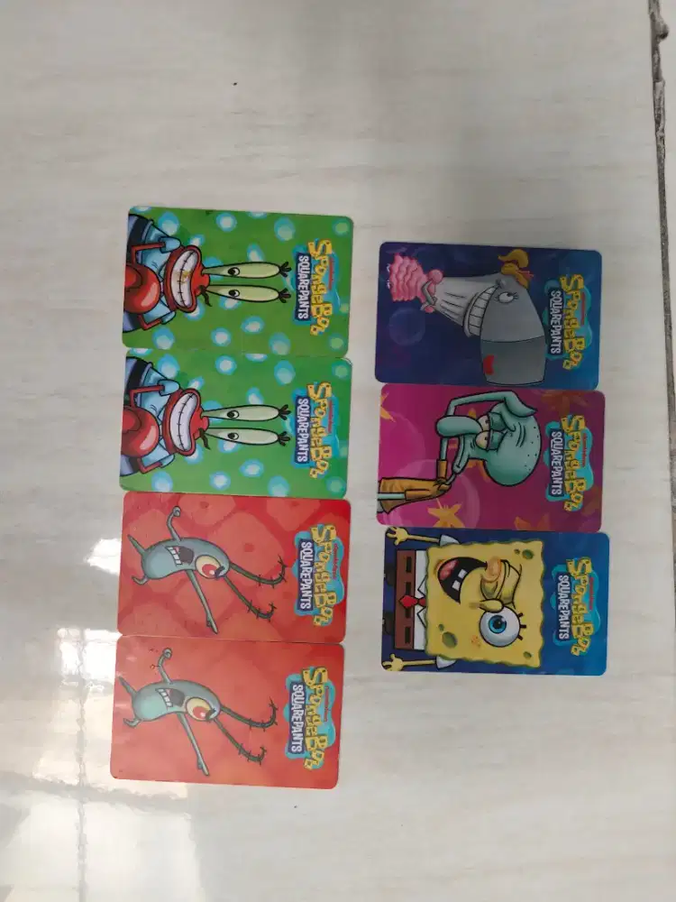 Kartu timezone FUNCARD spongebob
