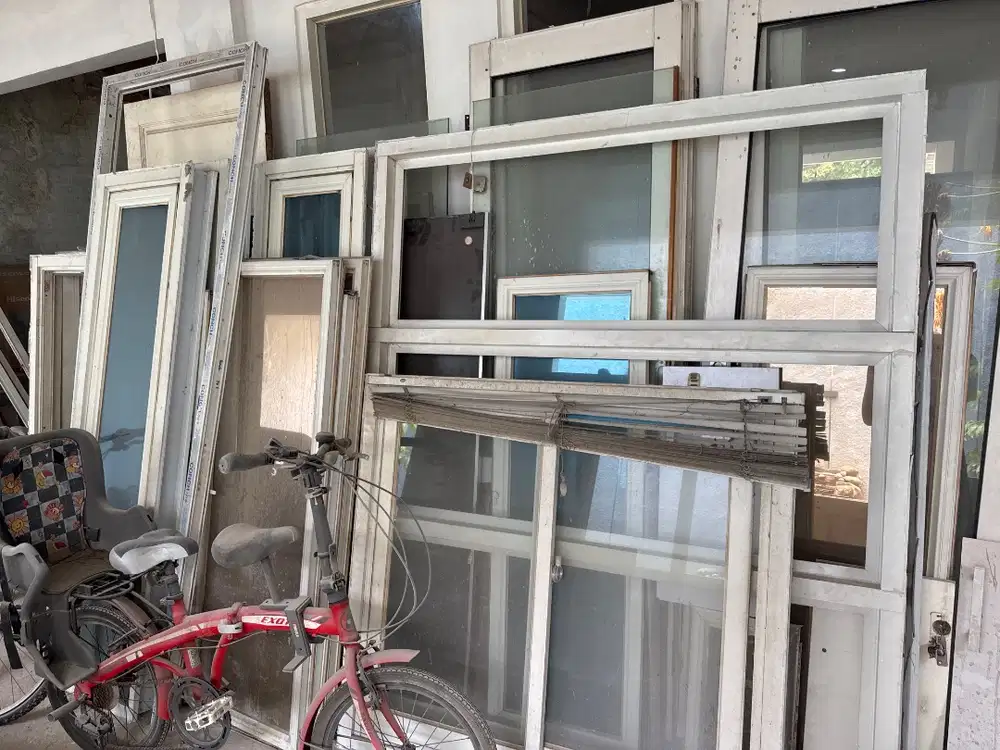 Jual Kusen Aluminum Bekas Murah kondisi bagus, ex renov rumah