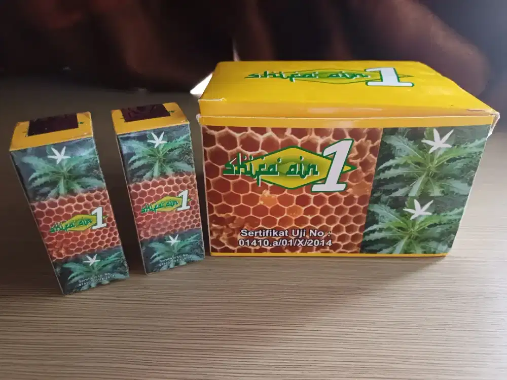 1 BOX + BONUS 2 PCS | SYIFA AINI / SHIFA AIN 1 OBAT TETES MATA HERBAL