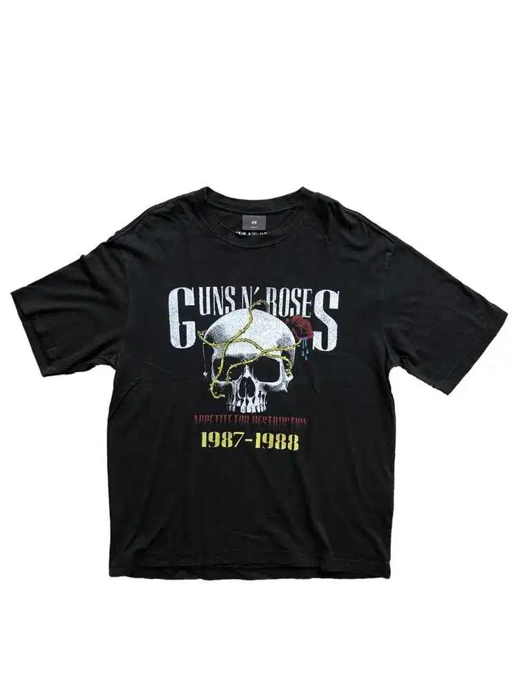 FOR SALE H&M Guns N' Roses Graphic Band Tee T-Shirt ORIGINAL