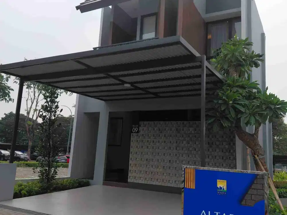 Di jual rumah mewah 2 lantai di kelilingi fasilitas lengkap anti banjir di bantu lolos kpr