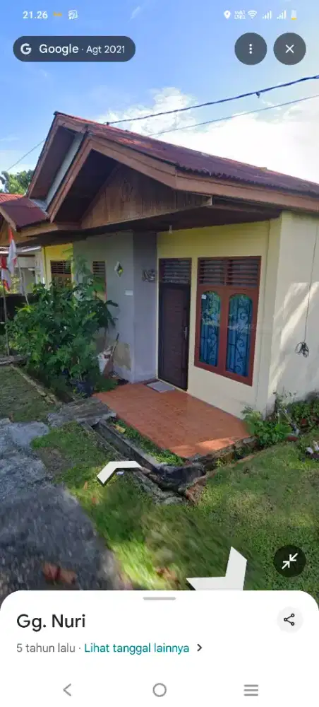 di sewa rumah murah di kawasan Auri Depan RS AURi