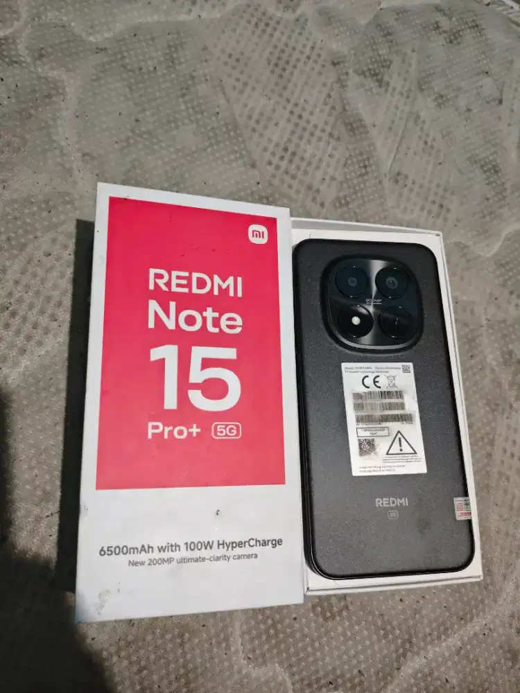 Redminote 15 pro plus 12/512 black
