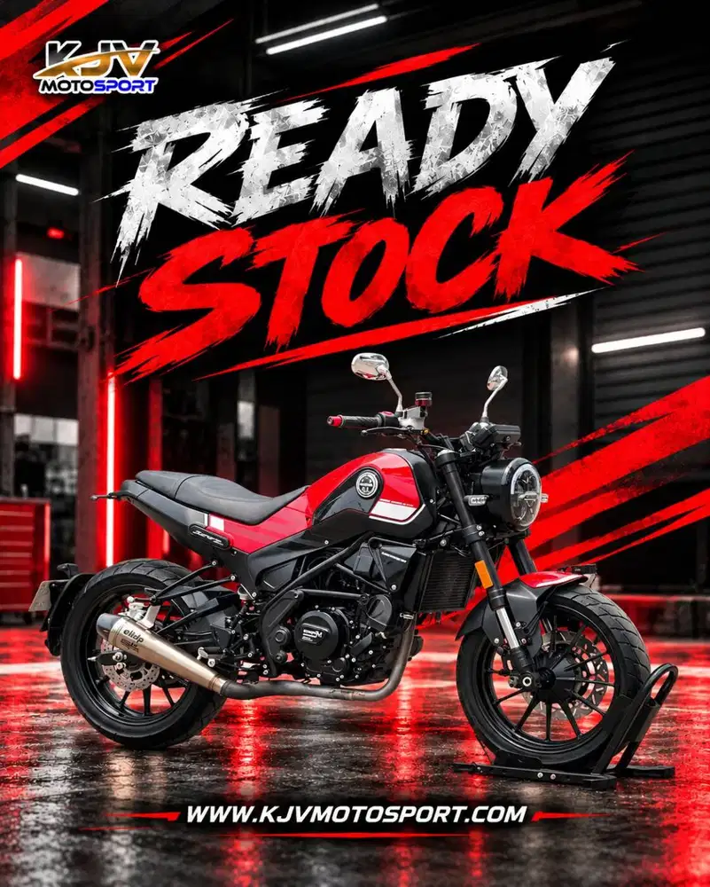 BENELLI LEONCINO 250 ABS MERAH 2022 KM 5K PAJAK PANJANG SUPER GRESS