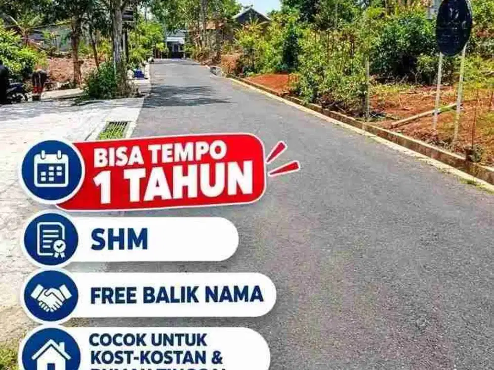 Tanah murah dekat Kampus Unnes Gunungpati Semarang