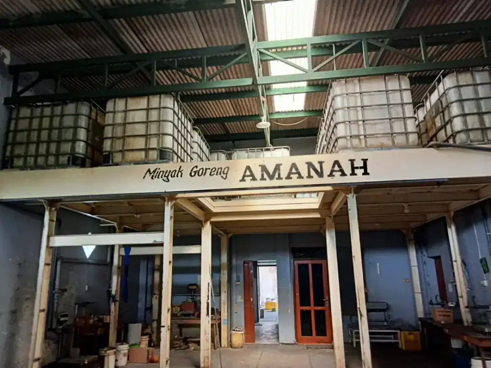Di jual ex Gudang minyak goreng + office marketing