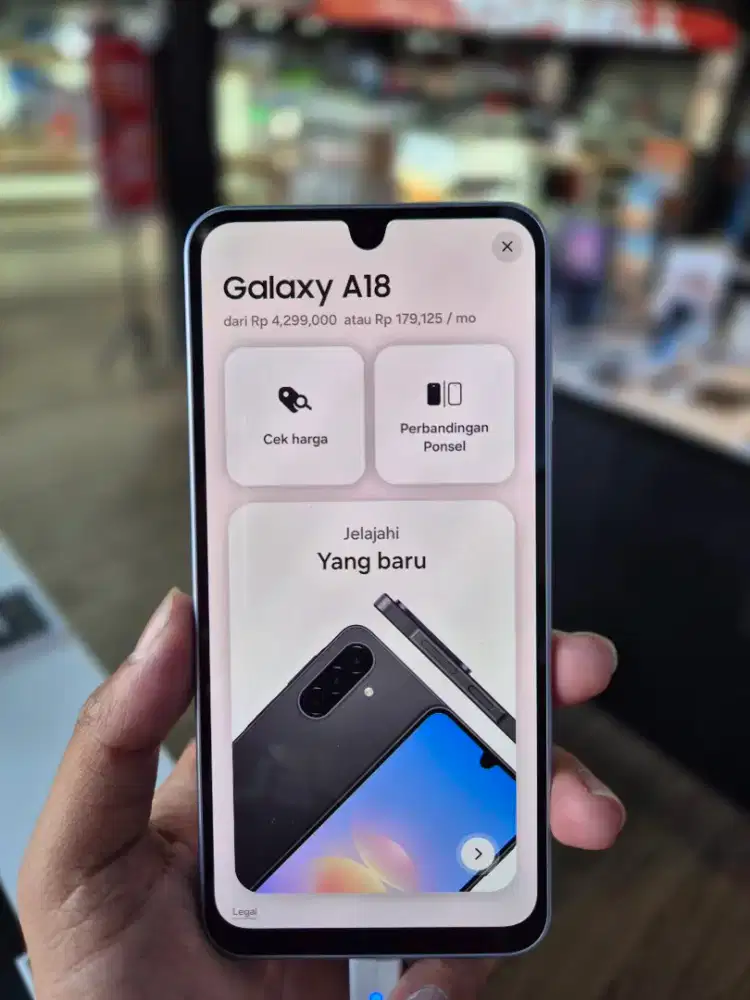 Samsung A18 8/256 Barang Baru Garansi Resmi Sein