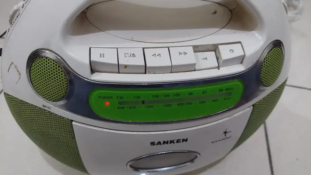 Radio sanken tape fm mw normal bagus