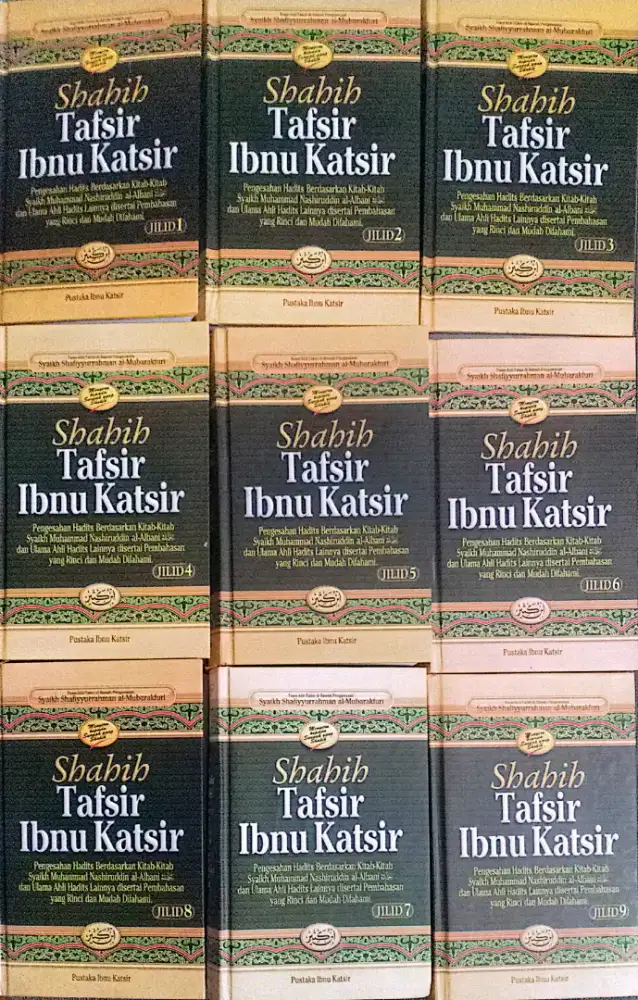 Kitab Tafsir Ibnu Katsir Lengkap 9 Jilid - Bekas Berkualitas & Terawat