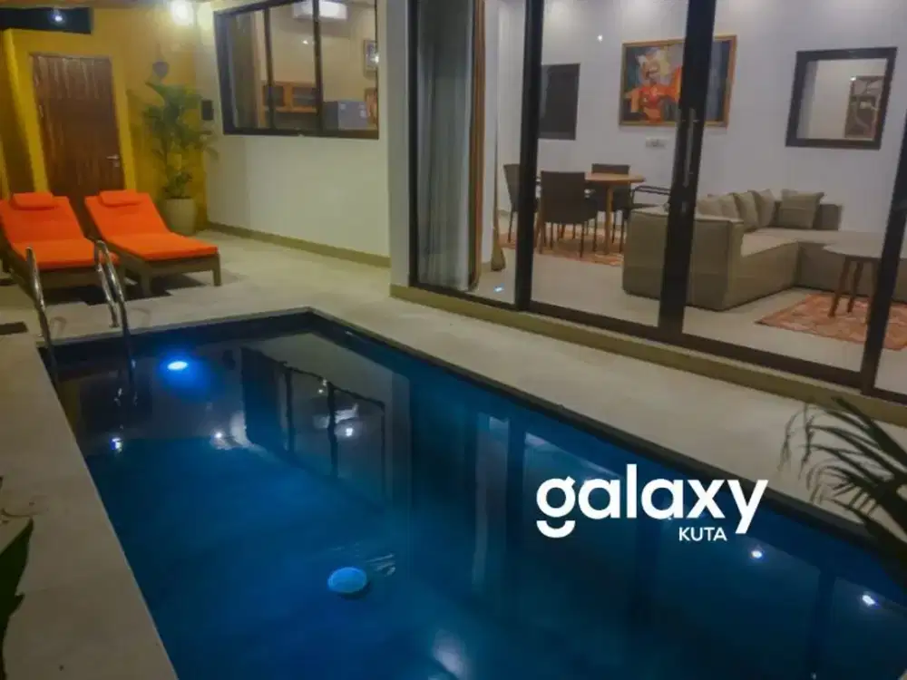 LEASEHOLD 2 BR MODERN STYLE VILLA IN LEGIAN BADUNG