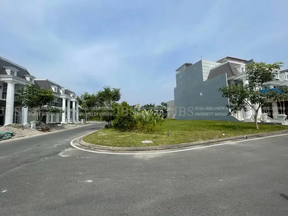 Jual Kavling Hook Luas 300m2 di Komplek Citraland Gama City Medan Cluster Raffles Place
