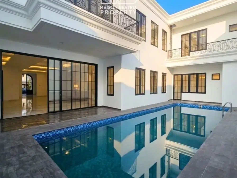 DIJUAL RUMAH BRAND NEW MEWAH WITH POOL 3 LANTAI DI TAMAN PURI BINTARO JAYA SEKTOR 9