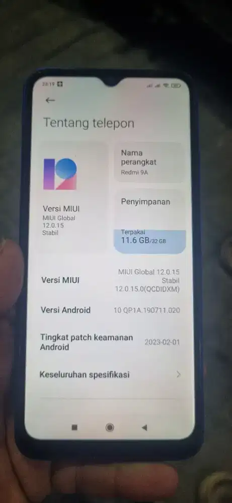 Redmi 9A ram 2/32gb