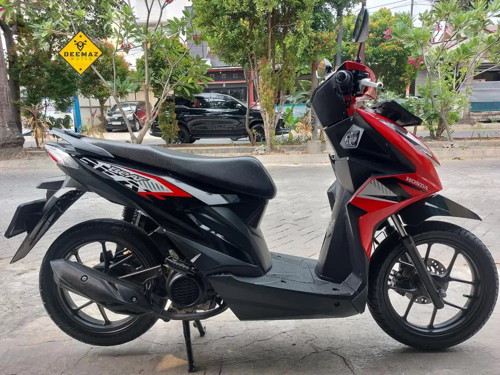 (DP 500 Rb)‼️ Beat CBS Merah Hitam 2024 Cash, Kredit & Tukar Tambah