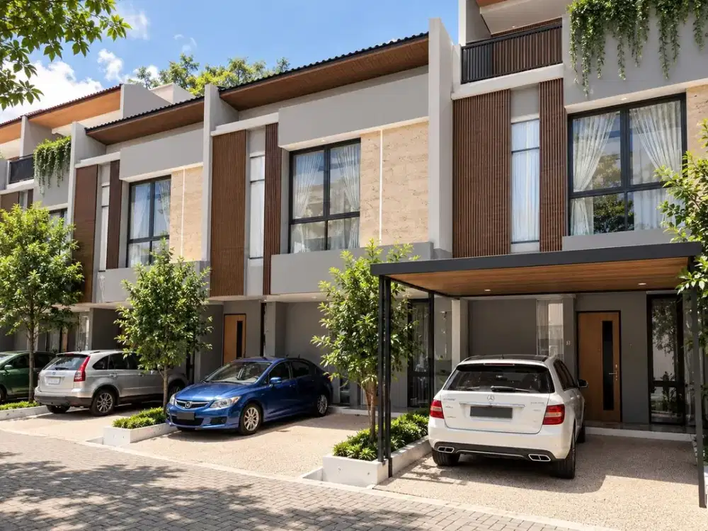 Rumah Murah 2Lt Baru Gress One Gate System Private Cluster