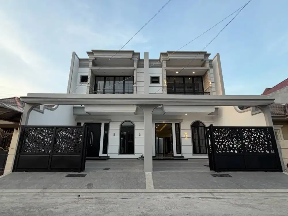 Rumah baru modern di Perumahan Sutorejo Prima