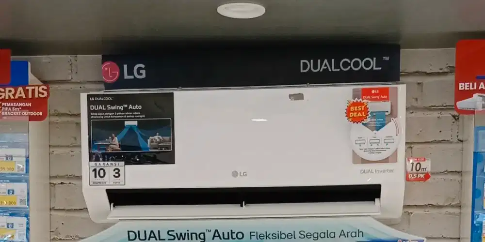 LG AC SPLIT 1/2 PK INVENTER WHITE